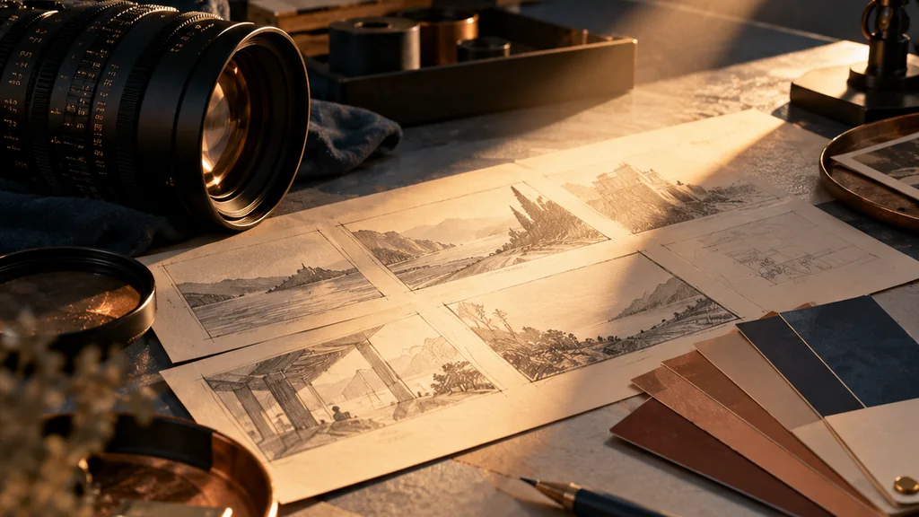 Objectif, storyboard, lumière et couleurs : les choix de direction artistique